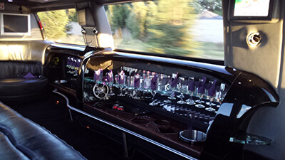 Bakersfield limo with bar